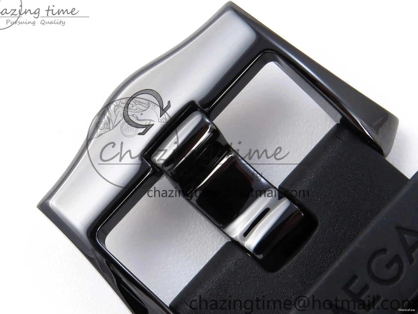 0325 SEAMASTER 300M 43.5MM BLACK CERAMIC VSF 1:1 BEST EDITION BLACK DIAL ON BLACK RUBBER STRAP A FashionForward 7766